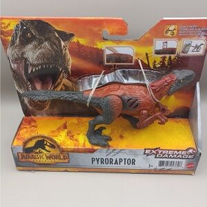 Mattel Jurassic World PyroRaptor - Red and Black
